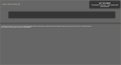 Desktop Screenshot of bom-dachzelte.de
